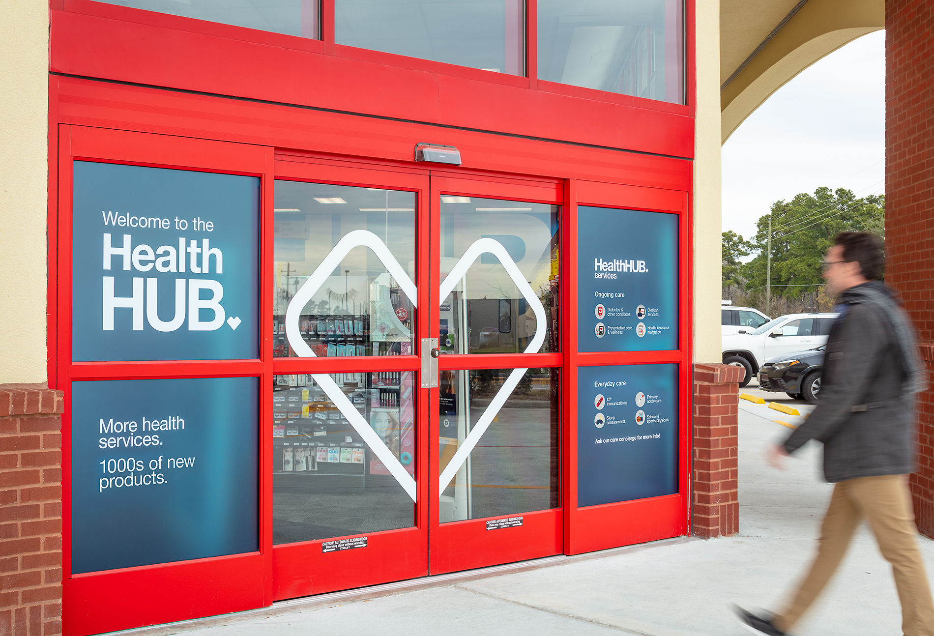 Exterior shot of HealthHUB® location at a CVS Pharmacy store