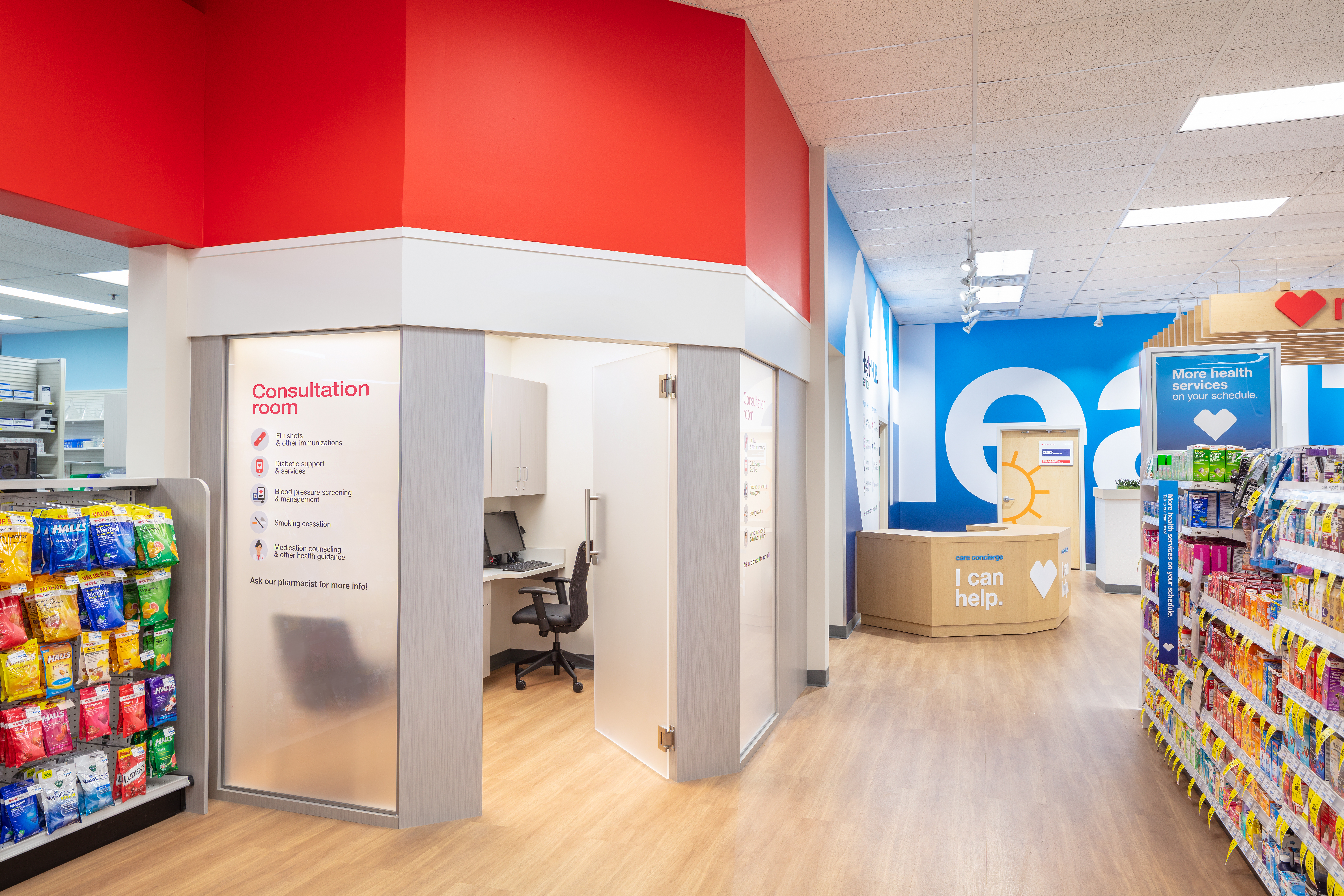 CVS HealthHUB® consultation room at a CVS Pharmacy store