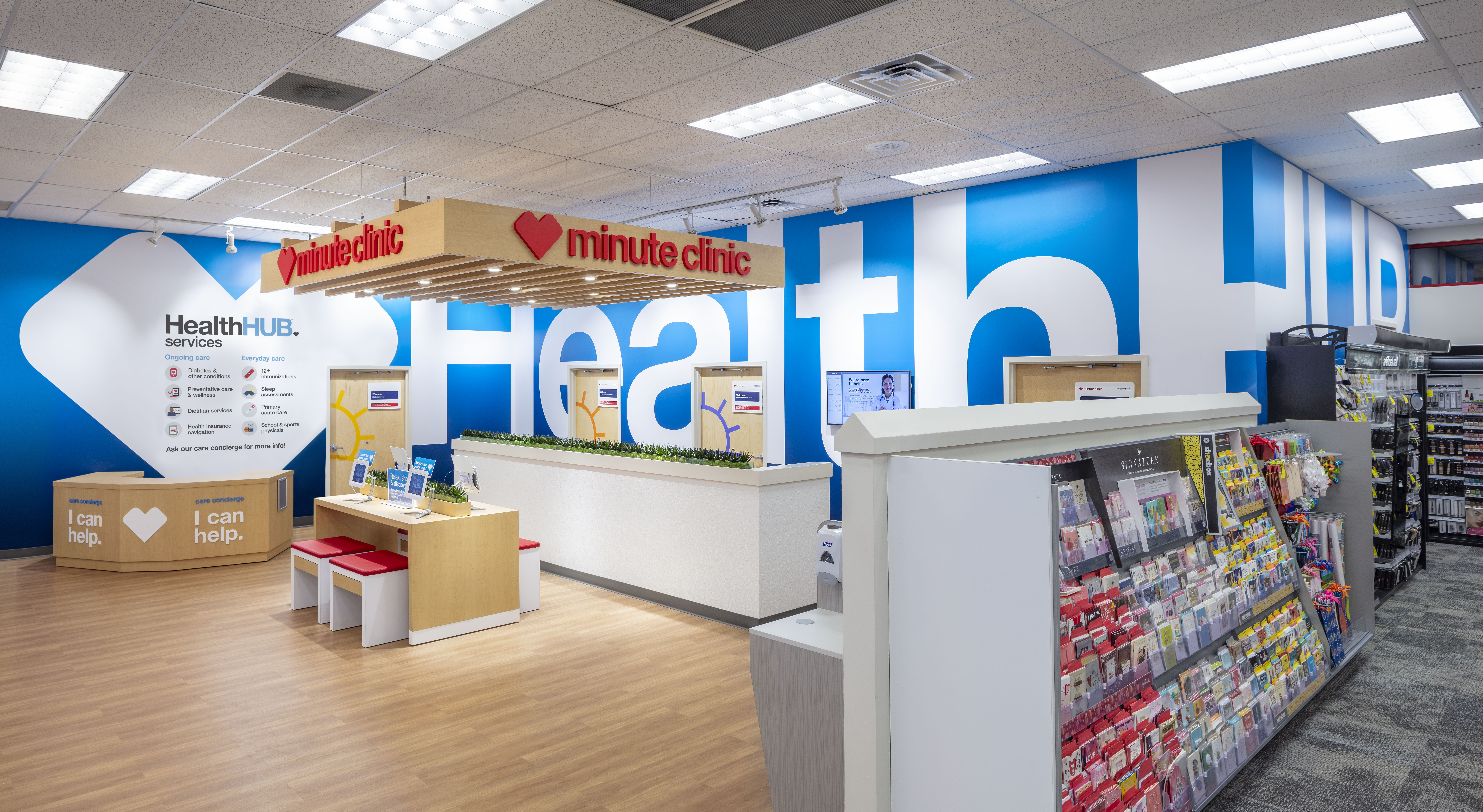 HealthHUB® location at a CVS Pharmacy store