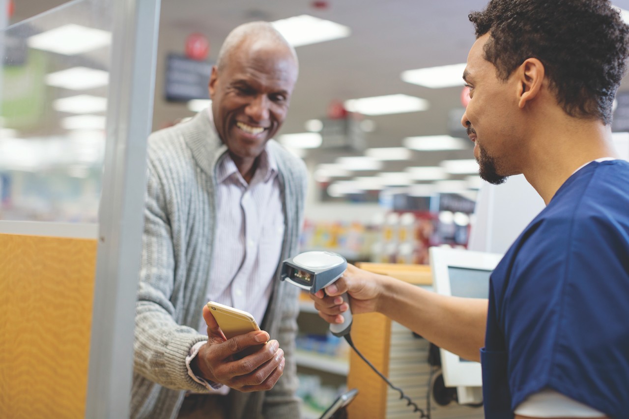 Customer at CVS Pharmacy checkout