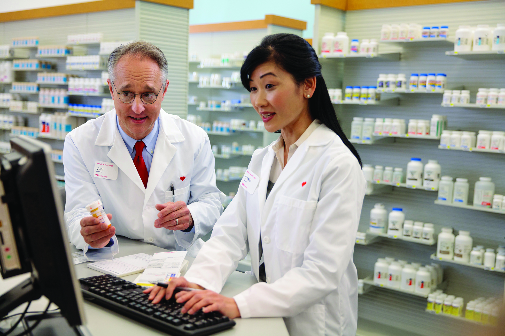 CVS Pharmacy pharmacists collaborating