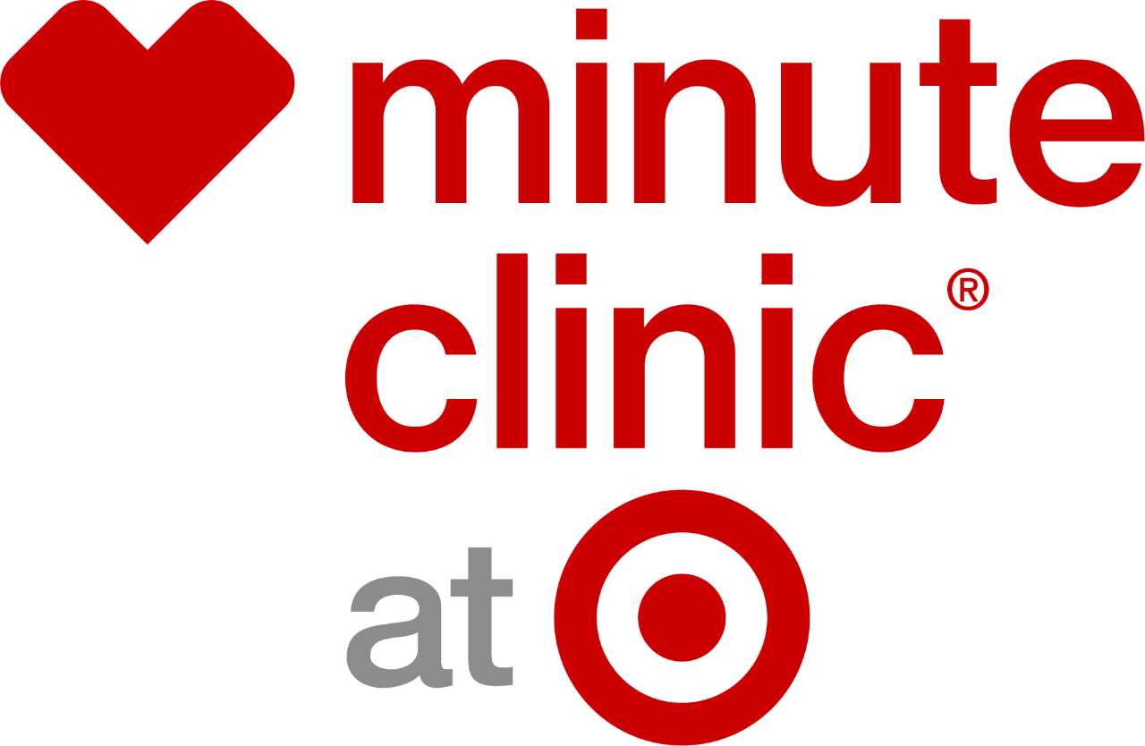 CVS MinuteClinic at Target logo stacked